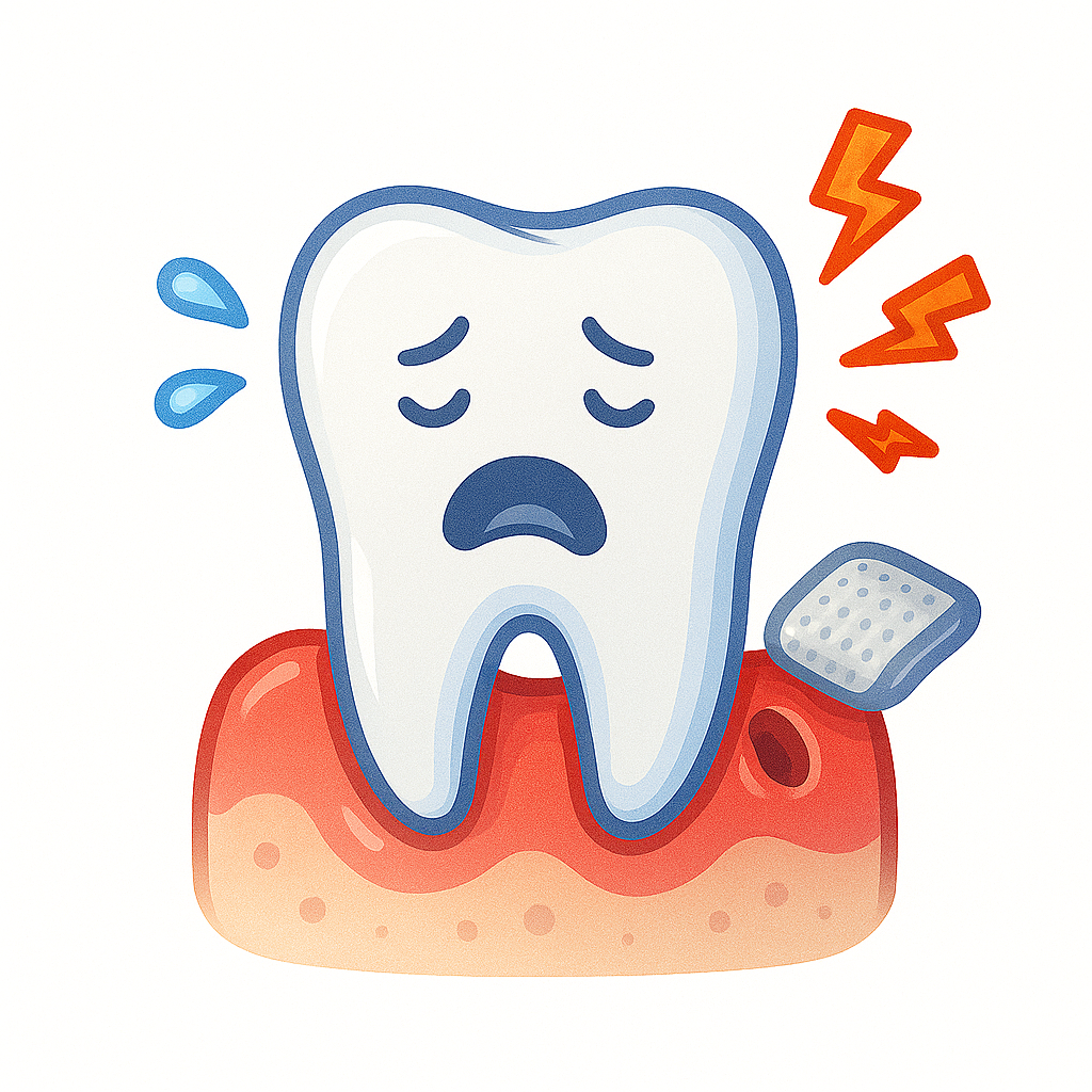 Douleurs poste extraction